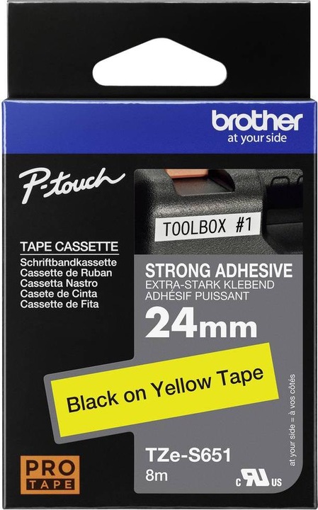 Produktbild Brother Tze-S651 (2.40 cm, Grau)