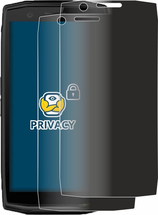 Actual product image BROTECT Anti-spy privacy film Blue light protection film (2 Piece, Crosscall Action-X5)
