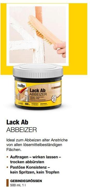 Produktbild Molto Lack Ab (1840 g, 1000 ml)