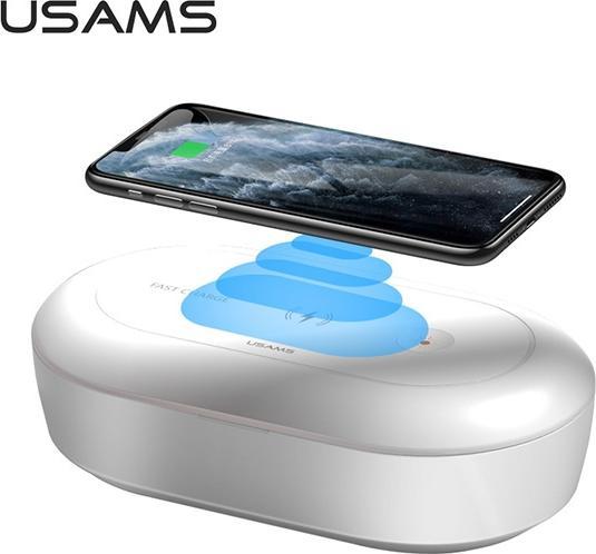 Image du produit Usams Sterylizator UV z ład. indukcyjną 10W biały/white ZB138XDJ01 (US-ZB138)