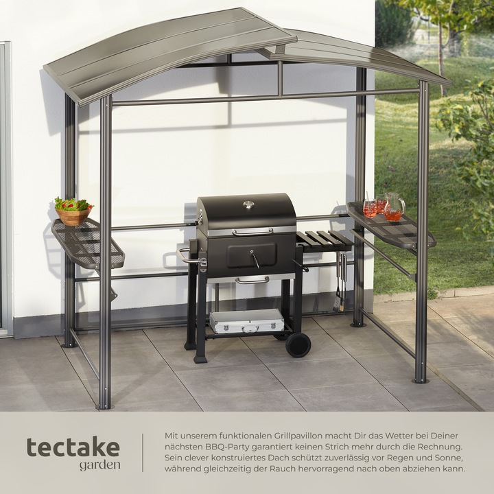 Image du produit tectake Barbecue Pavilion Asado | 240x150x234cm (240 cm, 150 cm)