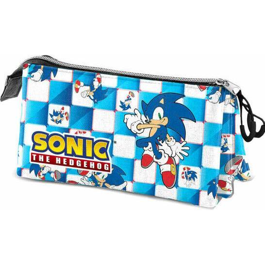 Thumbnail - Karactermania, Etui, SONIC - Blue Lay - Trousse Triple '23x11x10cm'
