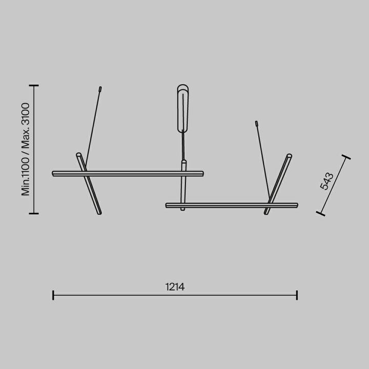 Produktbild Maytoni Pendelleuchte Radiance (2150 lm)