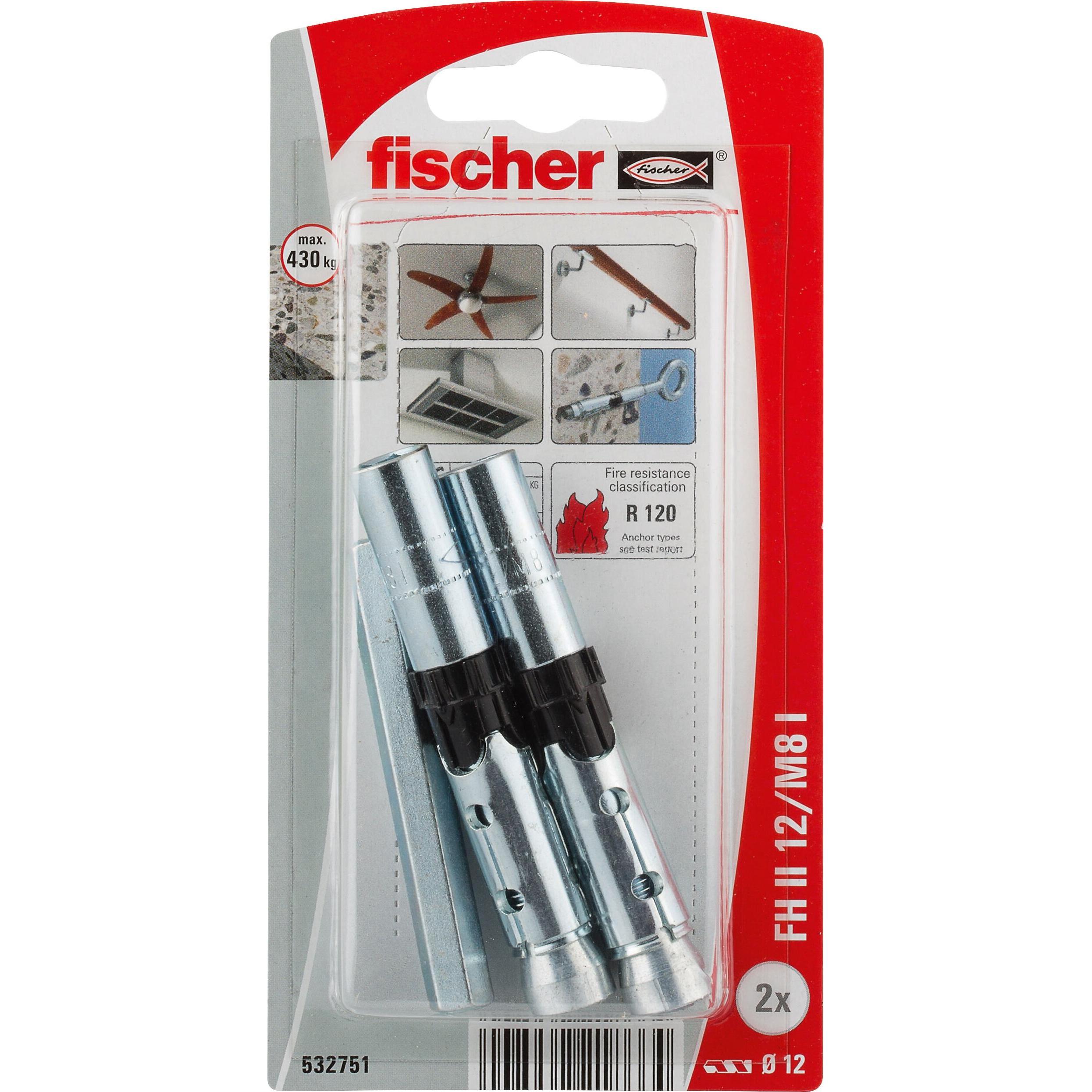 Fischer, Dübel, Innengewindea. FH II 12/M8 I K (2) (2 Stk.)