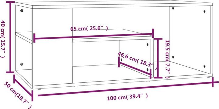 Image du produit vidaXL Couchtisch