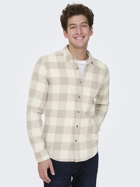 Produktbild Only & Sons Kariertes Langarmhemd (XS)
