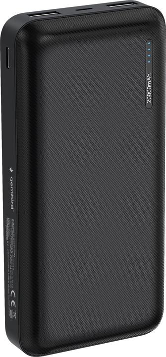 Gembird PB20-02 (20000 mAh, 12 W, 74 Wh)