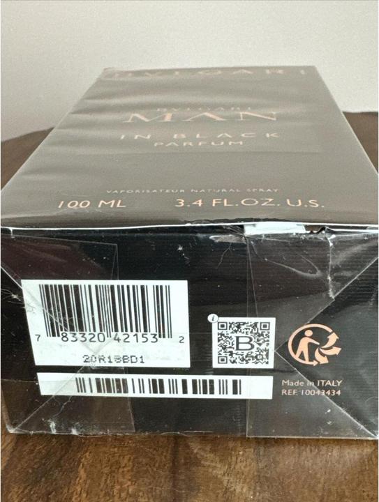 Actual product image Bulgari Man In Black (Eau de parfum, 100 ml)