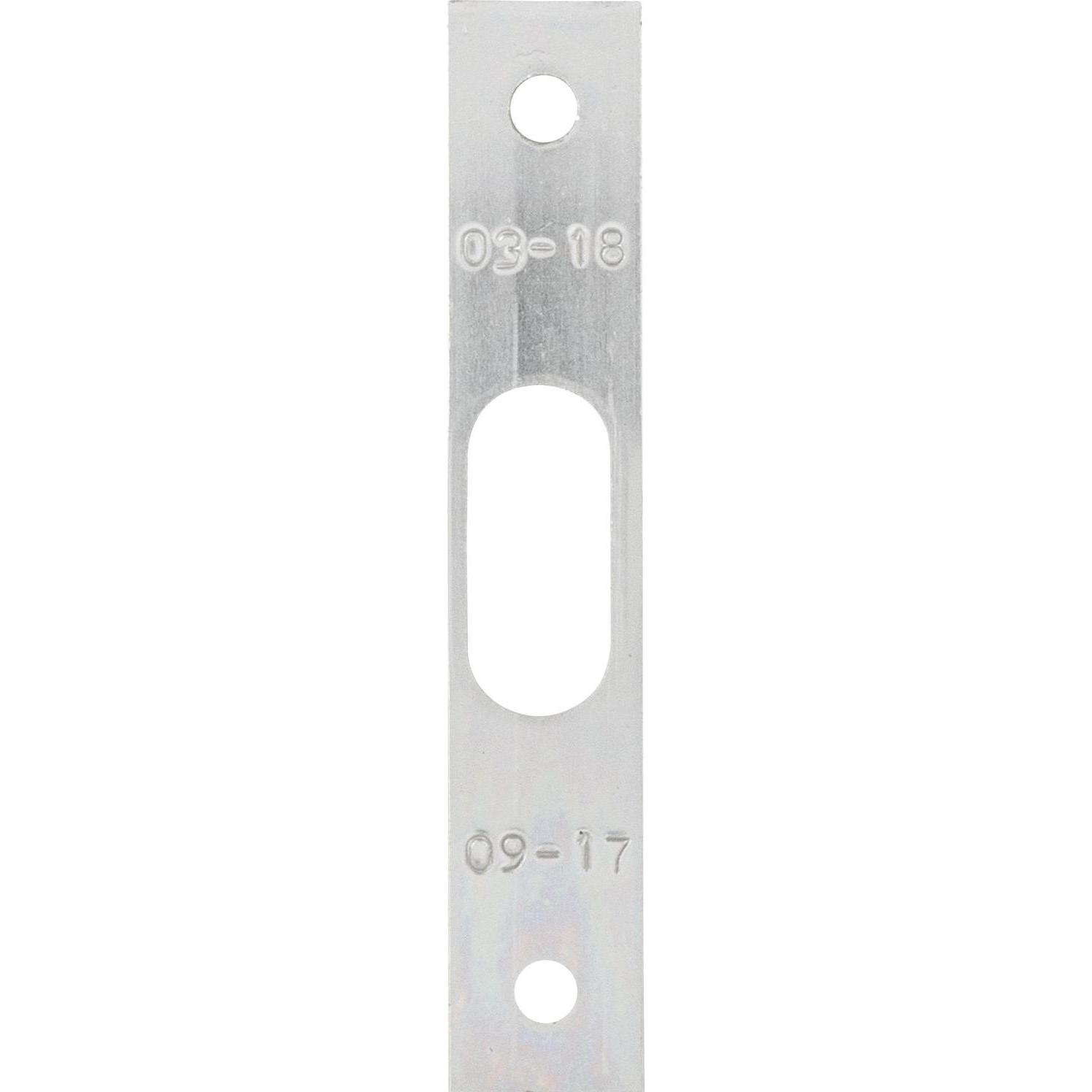 KFV, Baubeschläge + Holzverbinder, Flachschliessblech für Riegel oben u. unten,18x100mm zu Stulpflügelb. AS2600 (1 Stk.)