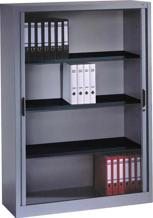 Produktbild C+P Rollladenschrank mit Horizontal-Jalousie (120 x 42 x 166 cm)