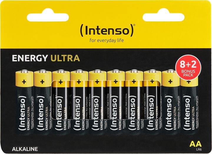 Image du produit Intenso Energy Ultra (10 pcs, AA / LR6 / LR06 / Mignon / R6 / R14505, 2600 mAh)