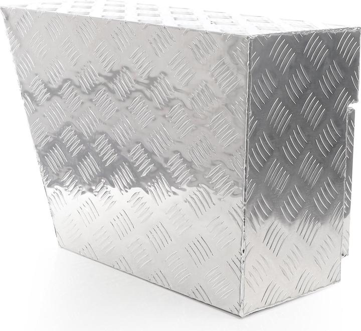 Immagine prodotto XPOtool Sous-caisse de camion en aluminium Droite 60x25x40cm Boîte de timon de rangement 50L, 2 clés