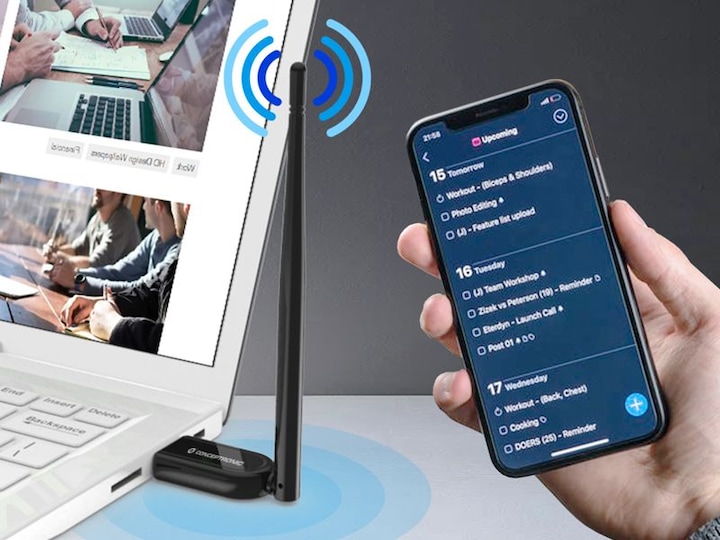 Actual product image Conceptronic Adapter Bluetooth Bluetooth Adapter 5.1 NanoUSB 10-20m black (Channels)
