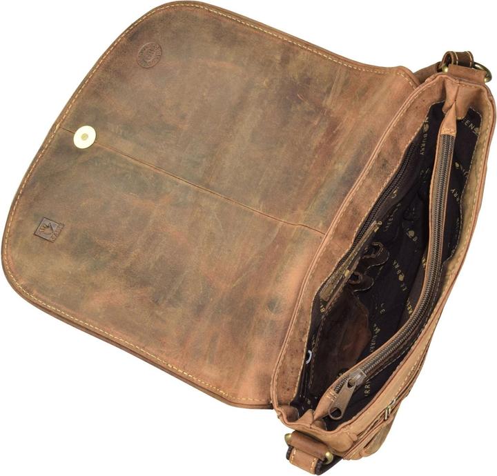 Produktbild Greenburry Vintage Umhängetasche Leder 28 cm