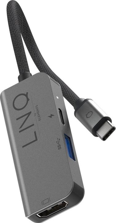 Produktbild LINQ Connects 3in1 USB-C Multiport Hub (USB-C, 1 Port)
