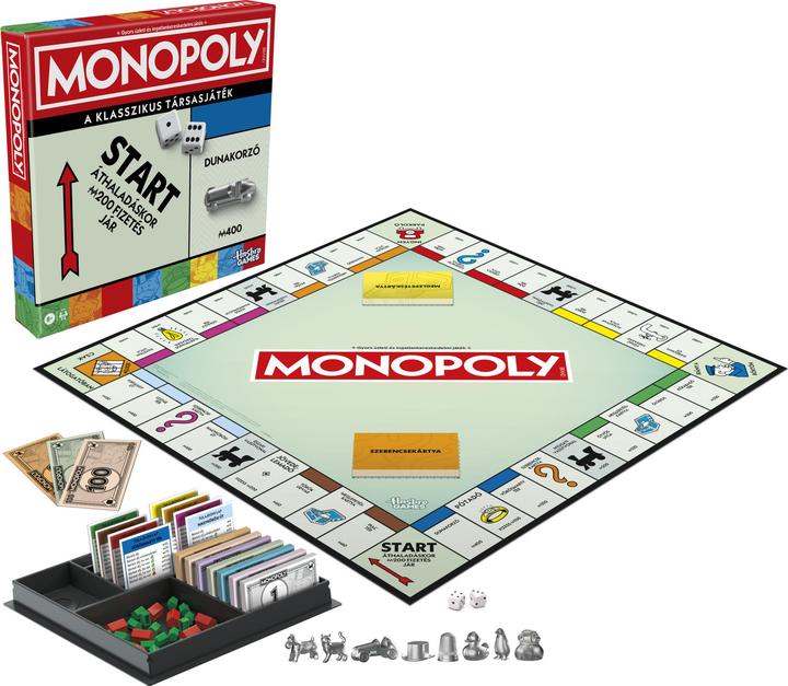 Produktbild Monopoly Brettspiel mit Aufbewahrungsfach und grösseren Spielfiguren