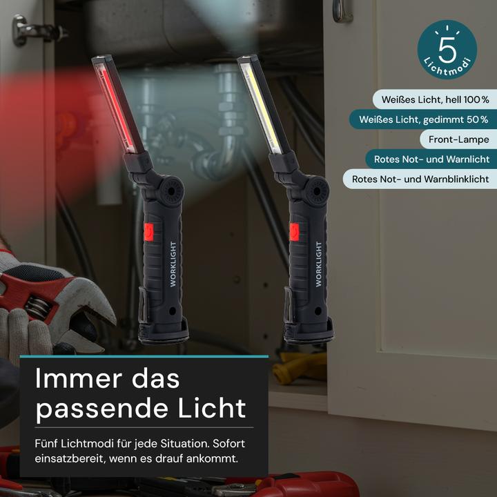 Actual product image Luxula LED rechargeable work light (120 lm)