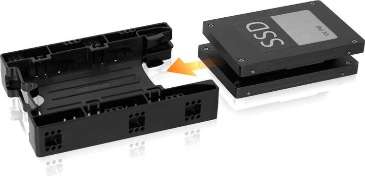 Actual product image Icy Dock SSD frame 2x2.5" in 3.5" bay