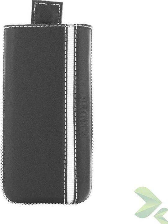 Immagine prodotto Valenta Pocket Stripe - Leder-Schutzhülle (schwarz) (Sony Xperia Z, Samsung Galaxy S5, Sony Xperia M2)