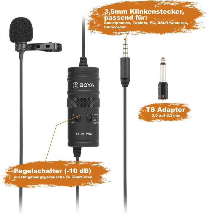 Produktbild Walimex pro pro Boya M1 Pro Ansteck Mikrofon