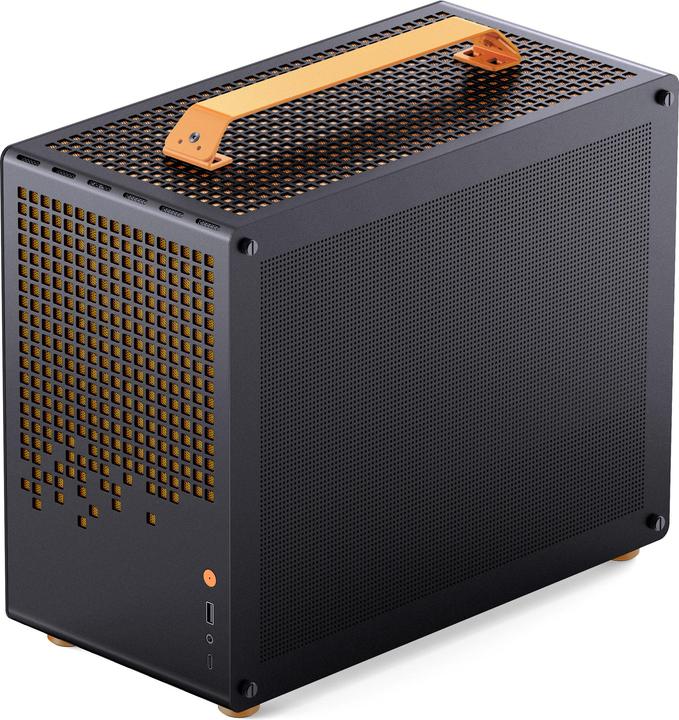 Productafbeelding Jonsplus MATX Handgreepkoffer Z20 - Zwart-Oranje (Mini-ITX, mATX)