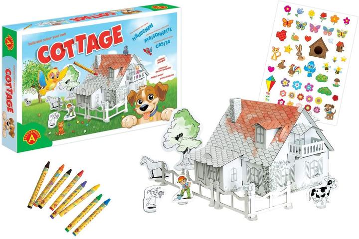 Image du produit Alexander COTTAGE - Kit de bricolage et de peinture 3D Maison et chien