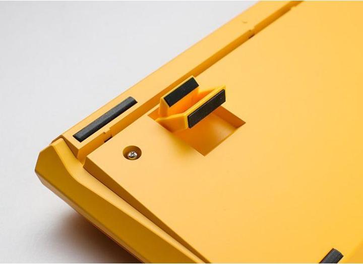 Actual product image Ducky One 3 Yellow Gaming Keyboard, RGB LED - MX-Black (US) (US, Cable)