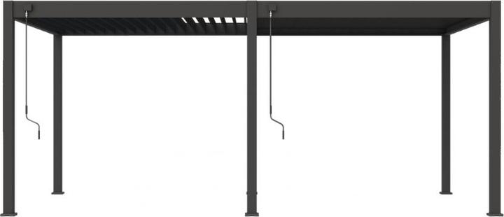 Produktbild Weide Pergola Deluxe Plus 3.6x5.3m anthrazit (360 cm, 530 cm)