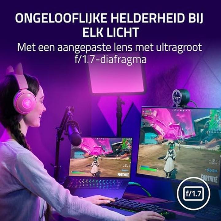 Produktbild Razer Ultra 4K Webcam mit UHDR, AI-Autofokus und Lichtsensor für Content-Erstellung und Streaming (8.85 Mpx)