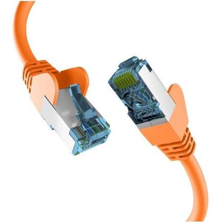 M-Cab CAT7 ORANGE 1M RAW CAB RJ45 (S/FTP, CAT7, 1 m), Netzwerkkabel