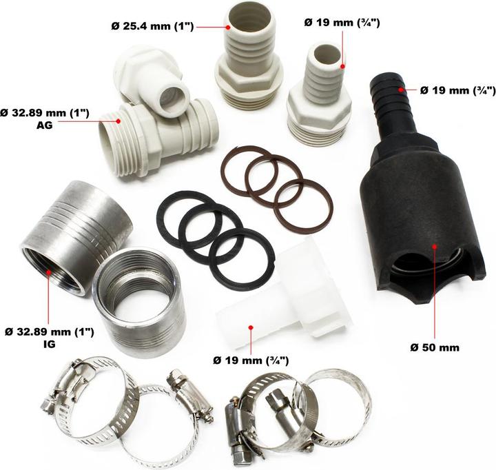 Produktbild Wiltec Harnstoffpumpe 230V 400W 40l/min Membranpumpe selbstansaugend Urea AUS32