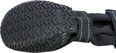 Productafbeelding Trixie Walker Active Lange beschermlaarzen, M, 2 st, zwart (M, Hondenschoenen)