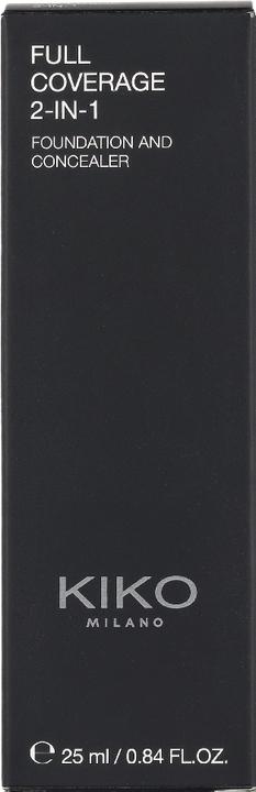 Actual product image KIKO Milano Full Coverage 2-in-1 Foundation & Concealer (25 Warm Beige)