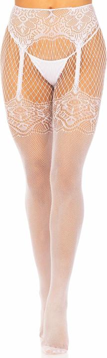 Image du produit Leg Avenue Collants Résille Avec Couture Dorsale (Taille unique)