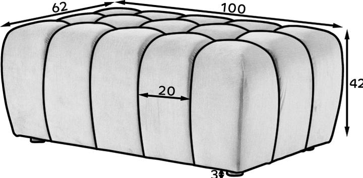 Actual product image ELTAP Lazaro Pouf