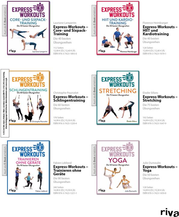 Valori nutrizionali e ingredienti Express-Workouts – Pilates (Tedesco, Katrin Bosshardt, Soasick Delanöe, 2022)
