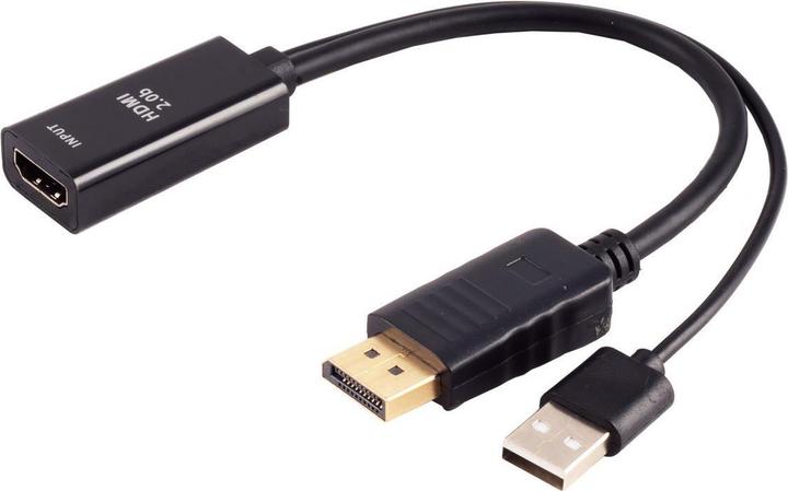 Produktbild Shiverpeaks S/CONN maximum connectivity Adapter-HDMI-A Buchse auf DisplayPort Stecker, 4K60Hz, 20cm (0.20 m, HDMI)