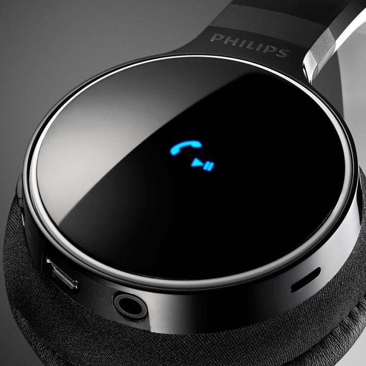 Actual product image Philips SHB9150, Bluetooth stereo headphones, NFC, black (Wireless)