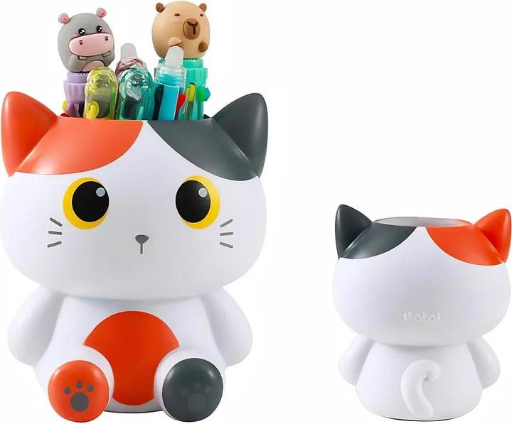 Image du produit i-Total Pot à stylo 3D Chat Orange