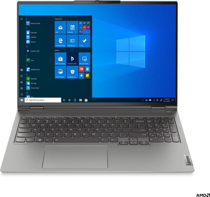 Actual product image Lenovo ThinkBook 16p Gen 2 (16", 512 GB, 16 GB, CH, AMD Ryzen 7 5800H)