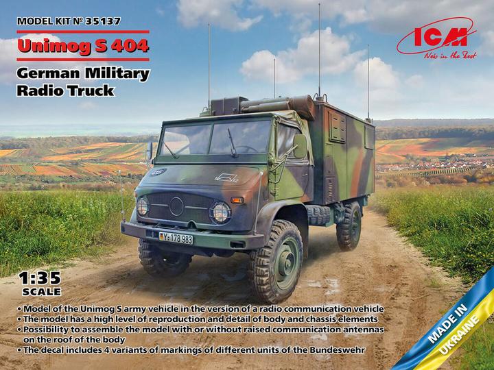 Produktbild ICM Unimog S 404, German Military Radio Truck