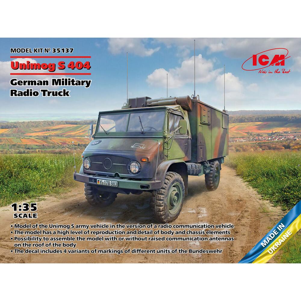ICM Unimog S 404, German Military Radio Truck