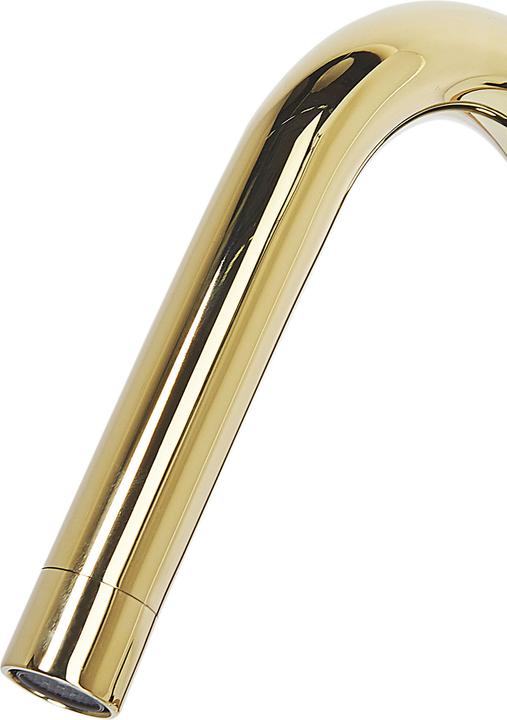 Beliani Robinet 3 trous pour lavabo laiton doré KALAMBO
