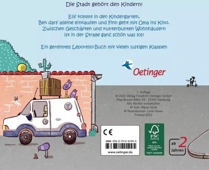 Actual product image Unsere bunte Strasse (German)