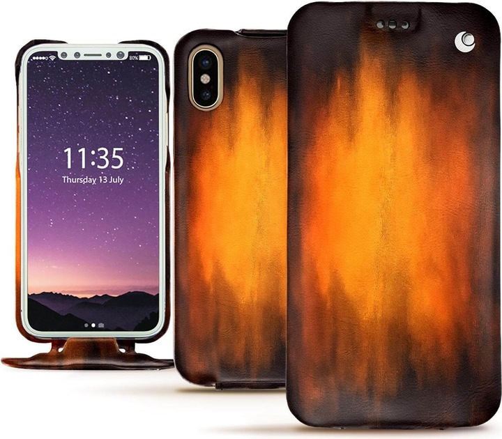 Actual product image Noreve Leather cover vertical (Apple iPhone XS)