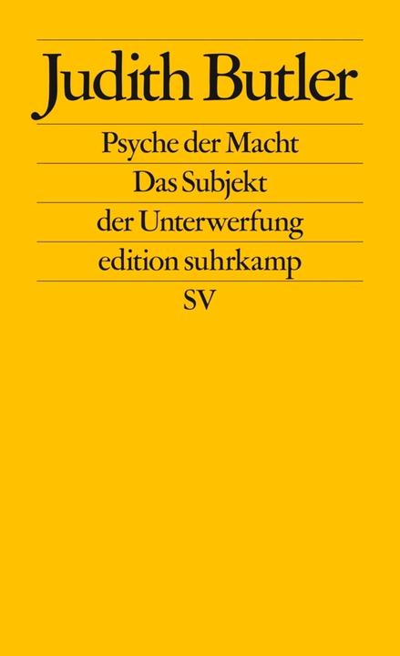Produktbild Psyche der Macht (Deutsch, Judith Butler, 2015)