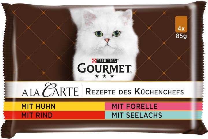Immagine prodotto Gourmet à la carte (Adulto, 4 pz., 85 g)