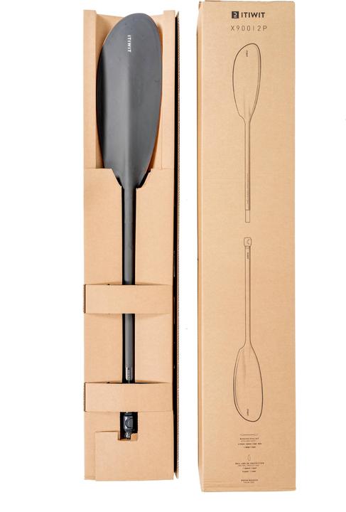 Immagine prodotto Itiwit Pagaia da kayak in carbonio in due pezzi pieghevole e regolabile 210-220 cm - X900 (220 cm, 2 pezzi)