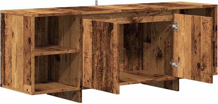 Image du produit vidaXL TV Schrank Lowboard Fernsehschrank Fernsehtisch TV Möbel Altholz-Optik (130 x 35 x 50 cm)