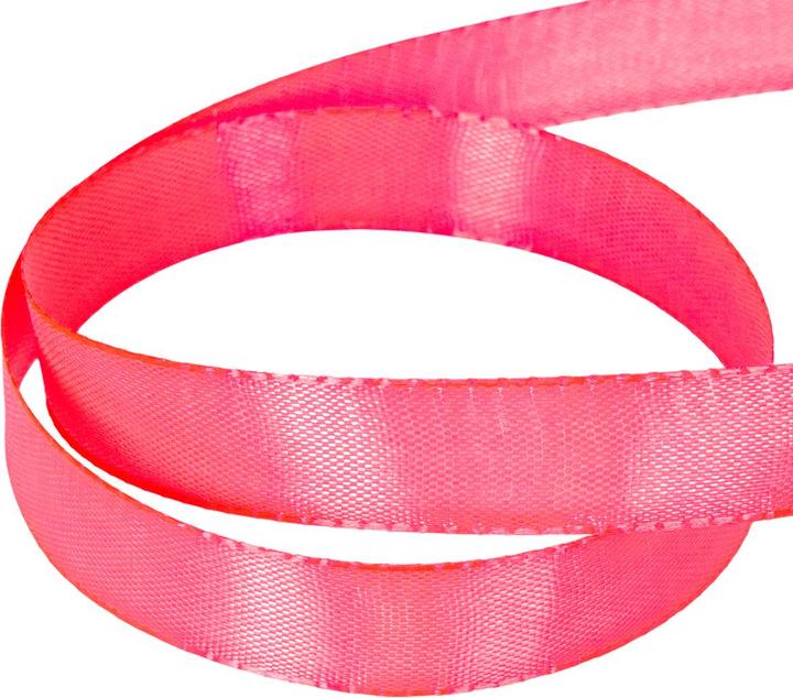 Produktbild Goldina Geschenkband, Basic - Taftband - neon-pink (1x)